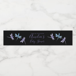 ドラゴンフライ手色彩の鮮やか赤ちゃんシャワー ペットボトルラベル