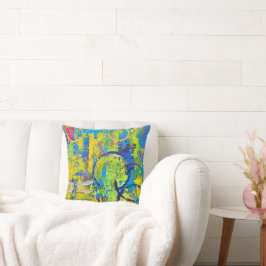 ドラゴンフライ抽象芸術芸術枕 クッション