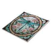 ドラゴンフライ日本のステンドグラスデコアールヌーボー タイル (側面)