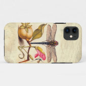 ドラゴンフライ植物自然野生生物Hoefnagelアート Case-Mate iPhoneケース (裏面(横))