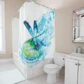 ドラゴンフライ着陸の贈り物 |母の日にかわいい贈り物  シャワーカーテン (インサイチュ)
