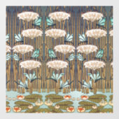 ドラゴンフライ睡蓮マーシュアールヌーボー ウィンドウサイン (シート)