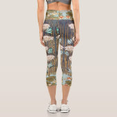 ドラゴンフライ睡蓮マーシュアールヌーボー カプリレギンス (裏面)