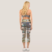 ドラゴンフライ睡蓮マーシュアールヌーボー カプリレギンス (裏面)