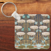 ドラゴンフライ睡蓮マーシュアールヌーボー キーホルダー (正面)