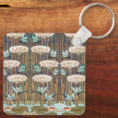 ドラゴンフライ睡蓮マーシュアールヌーボー キーホルダー (裏面)