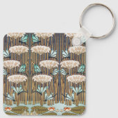 ドラゴンフライ睡蓮マーシュアールヌーボー キーホルダー (裏面)