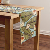 ドラゴンフライ睡蓮マーシュアールヌーボー ショートテーブルランナー (インサイチュ)