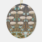 ドラゴンフライ睡蓮マーシュアールヌーボー セラミックオーナメント (左)