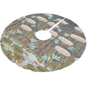 ドラゴンフライ睡蓮マーシュアールヌーボー ブラッシュドポリエステルツリースカート (アングル)