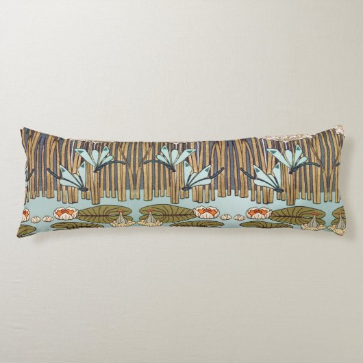 ドラゴンフライ睡蓮マーシュアールヌーボー ボディピロー (正面)