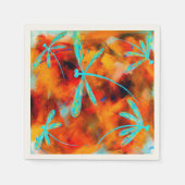 ドラゴンフライ砂漠フリット スタンダードカクテルナプキン (正面)