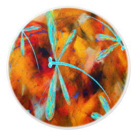 ドラゴンフライ砂漠フリット セラミックノブ