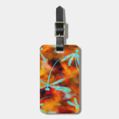 ドラゴンフライ砂漠フリット ラゲッジタグ (正面縦)