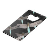 ドラゴンフライ空軍オンブラック クレジットカード栓抜き (正面アングル)