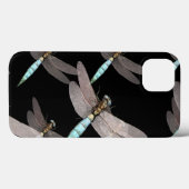 ドラゴンフライ空軍オン・ブラック Case-Mate iPhoneケース (裏面 (横))