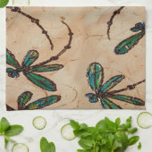 ドラゴンフライ素朴クリーム キッチンタオル (折り畳み)