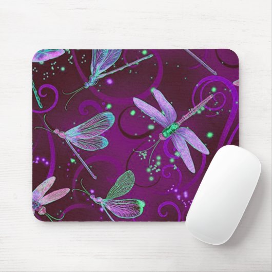 ドラゴンフライ紫の夢 マウスパッド (マウス)