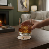 ドラゴンフライ結婚式は日付シールを保存 ペーパーコースター