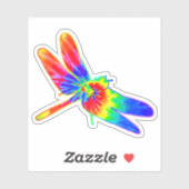 ドラゴンフライ絞り染めレインボー シール (シート)