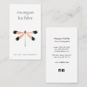 ドラゴンフライ自然写真家名刺 名刺 (正面/裏面)