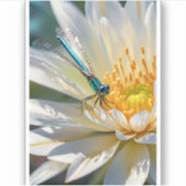 ドラゴンフライ花 シール (正面)