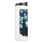 ドラゴンフライ芸術的シャツバンゴッホ星空の夜ドラ タンブラー (回転左)