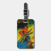 ドラゴンフライ荷物タグ ラゲッジタグ (正面縦)