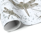 ドラゴンフライ装飾模様 ラッピングペーパー (ロールコーナー)