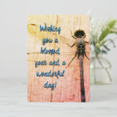 ドラゴンフライ誕生日カード！ 招待状 (スタンド正面)