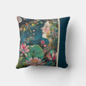 ドラゴンフライ16インチの間で夢を見 クッション (裏面)