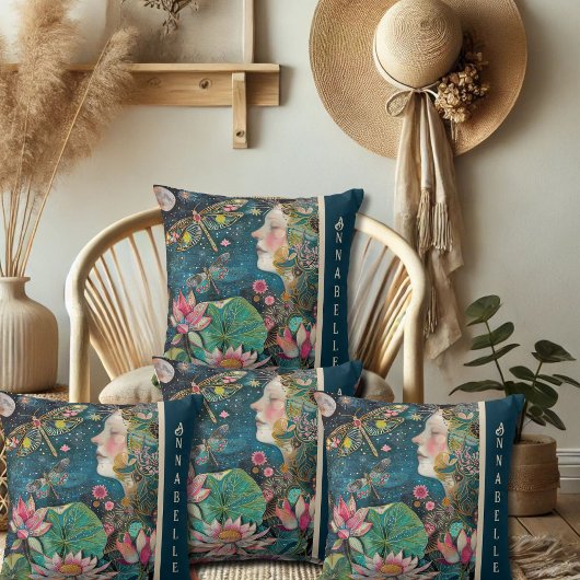 ドラゴンフライ16インチの間で夢を見 クッション