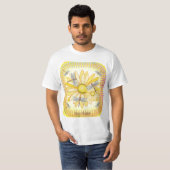 ドラゴンフライ イエロー デイジー Tシャツ (正面フル)