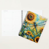 ドラゴンフライ。ドラッお洒落グフライ。ひまわり プランナー手帳 (ディスプレー)