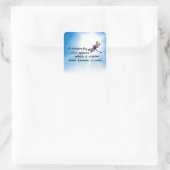 ドラゴンフライ、ビジターからの天国 スクエアシール (バッグ)