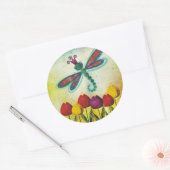 ドラゴンフライ ラウンドシール (封筒)