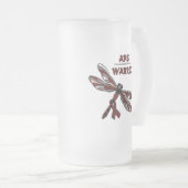 ドラゴンフライ/戦士…APS フロストグラスビールジョッキ (正面右)