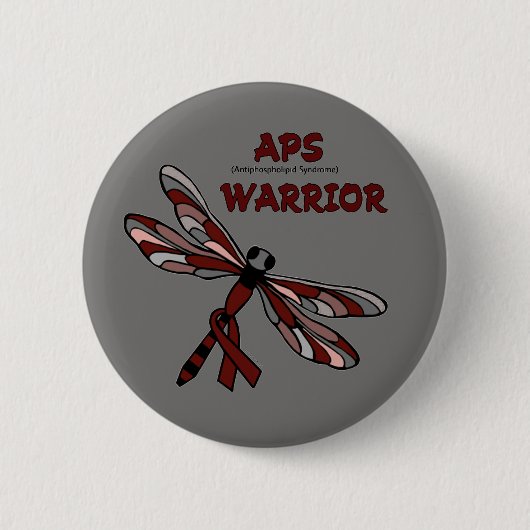 ドラゴンフライ/戦士…APS 缶バッジ (正面)
