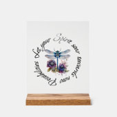 ドラゴンフライ – 新しい可能性の精神 アクリルサイン (正面)