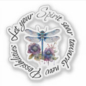 ドラゴンフライ – 新しい可能性の精神 シール (正面)