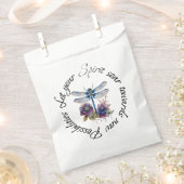 ドラゴンフライ – 新しい可能性の精神 フェイバーバッグ (クリップ留めされた状態)