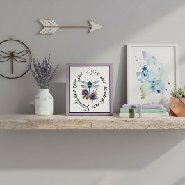 ドラゴンフライ – 新しい可能性の精神 フォトプラーク