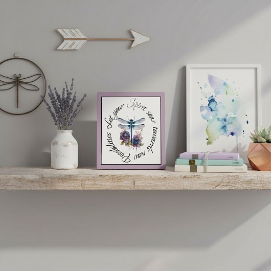 ドラゴンフライ – 新しい可能性の精神 フォトプラーク