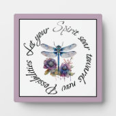 ドラゴンフライ – 新しい可能性の精神 フォトプラーク (正面)