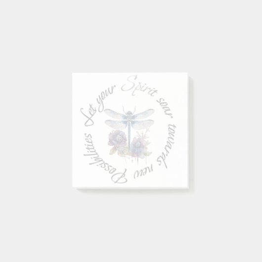 ドラゴンフライ – 新しい可能性の精神 ポストイット (正面)