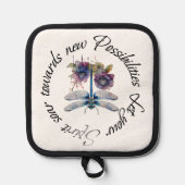 ドラゴンフライ – 新しい可能性の精神 鍋敷き (正面)