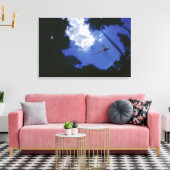 ドラゴンフライ、羽ばたき キャンバスプリント (インサイチュ (リビング))