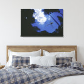 ドラゴンフライ、羽ばたき キャンバスプリント (インサイチュ (寝室))