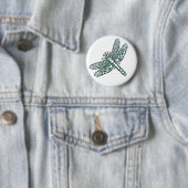 ドラゴンフライ – B&W 缶バッジ (インサイチュ)