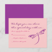 ドラゴンフライB'nai（ユダヤ教の）バル・ミツバー招待状 招待状 (正面/裏面)